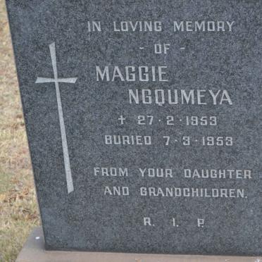 NGUMEYA Maggie 1953-1953