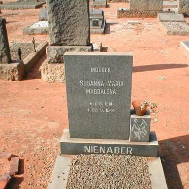 NIENABER Susanna Maria Magdalena 1914-1944