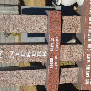 NIEKERK Nosisi Beatrice, van 1943-1999