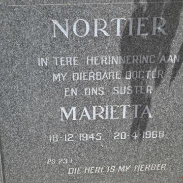 NORTIER Marietta 1945-1968