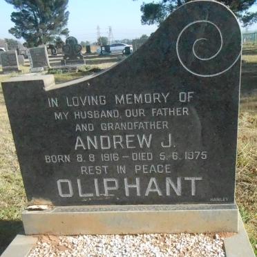 OLIPHANT Andrew J. 1916-1975