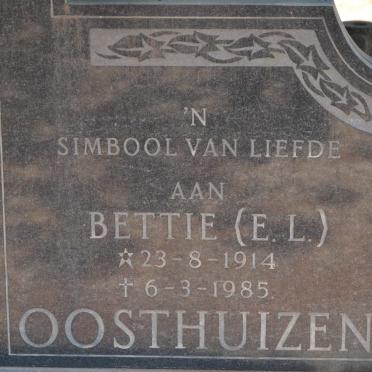 OOSTHUIZEN E. L. 1914-1985