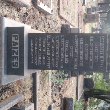 PAIZES Afrodity 1906-1954