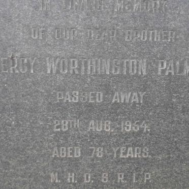 PALMER Percy Worthington -1954