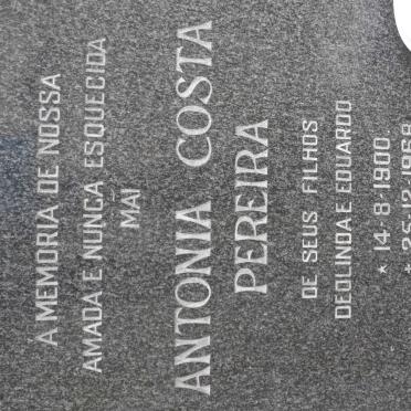 PEREIRA Antonia Costa 1900-1968