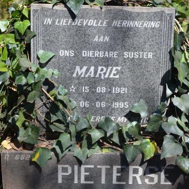 PIETERSE Marie 1921-1995