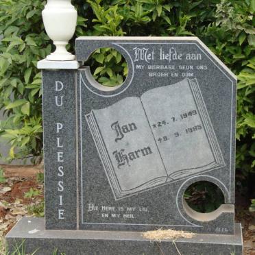 PLESSIE Jan Harm, du 1949-1985