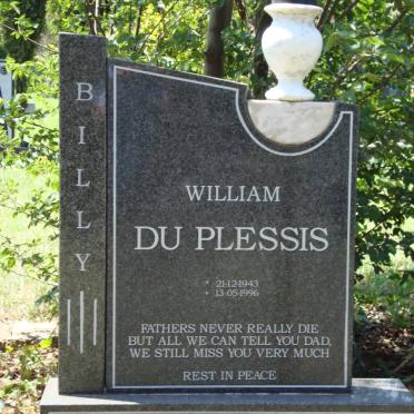 PLESSIS William, du 1943-1996