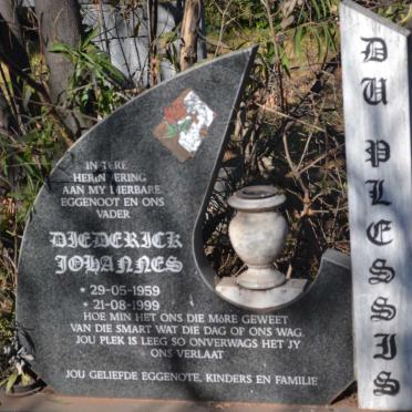 PLESSIS Diederick Johannes, du 1959-1999
