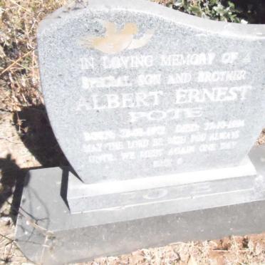 POTE Albert Ernest
