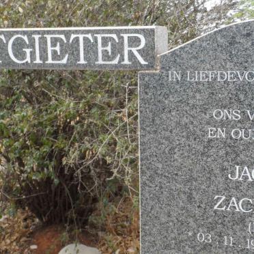POTGIETER Jacobus Zacharias 1922- &amp; Magdalena Gertruida STRYDOM 1928-2001