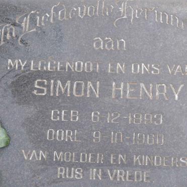 POTGIETER Simon Henry 1893-1960