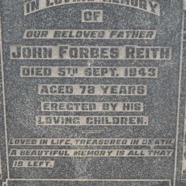 REITH John Forbes-1943