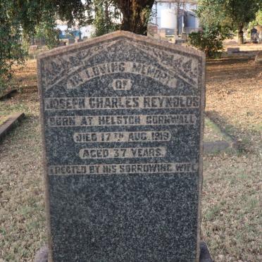 REYNOLDS Joseph Charles -1919