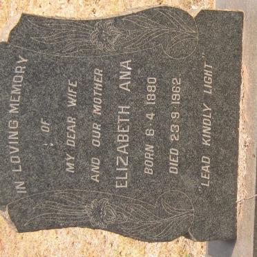 REID Elizabeth Ana 1880-1962