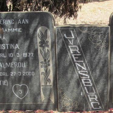 RENSBURG Adriaan Almeroe, J.v. 1898-1964 &amp; Anna Christina 1899-1977 :: J.V. RENSBURG Adriaan Almeroe 1929-2000