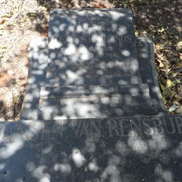 RENSBURG Gert Stephanus, Jansen van 1913-1964 