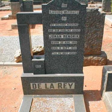 REY Johan Hendrik, de la 1910-1953