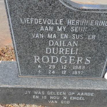 RODGERS Dailan Durell 1988-1992