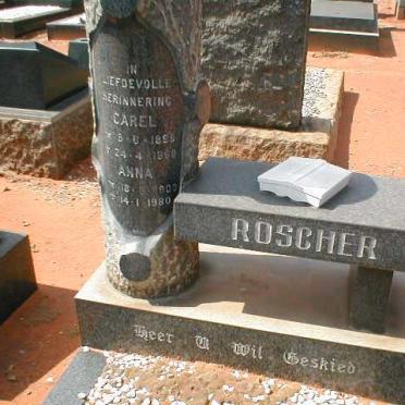 RÖSCHER Carel 1899-1968 &amp; Anna 1903-1980