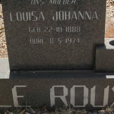 ROUX Louisa Johanna, le 1888-1974