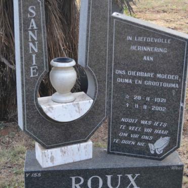 ROUX Sannie 1921-2002