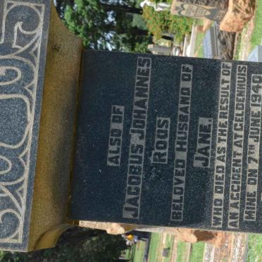 ROOS Jacobus Johannes -1940