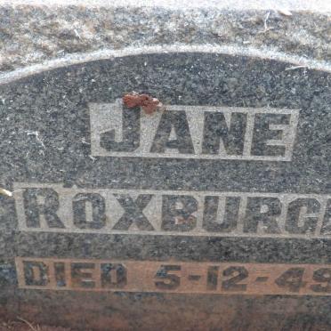 ROXBURGH Jane -1949
