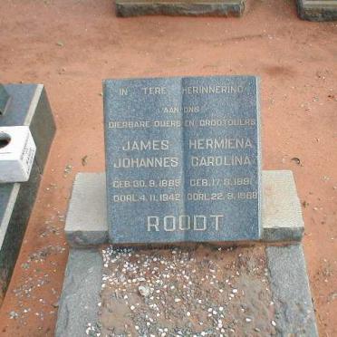 ROODT James Johannes 1889-1942 &amp; Hermiena Carolina 1891-1968