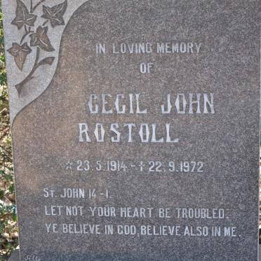 ROSTOLL Cecil John 1914-1972