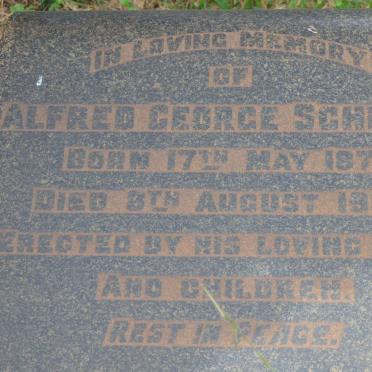 SCHMIDT Alfred George 1872-1933 