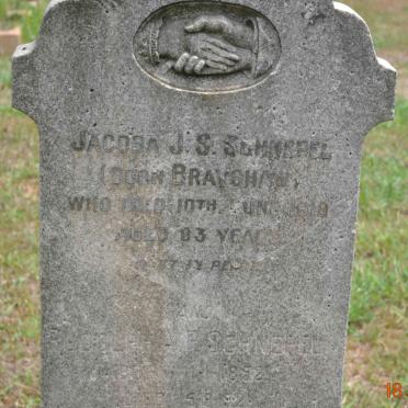 SCHNEPEL Rudolph P. 1852-1921 &amp; Jacoba J.S. BRAYSHAW -1919