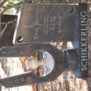 SCHIKKERLING John Peter 1932-1986