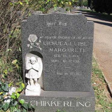 SCHIKKERLING Ursula Luise Margarete 1931-1961
