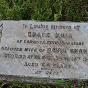 SHANNON Grace nee MUIR -1910