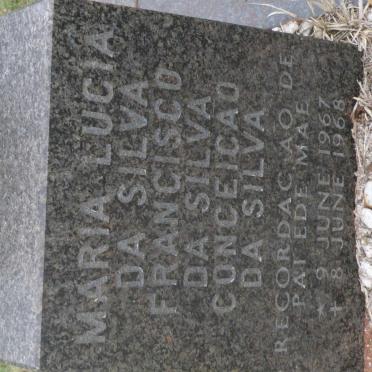 SILVA Maria Lucia, da 1967-1968 :: DA SILVA Francisco 1967-1968 :: DA SILVA Conceicao 1967-1968