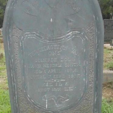 SMITH Jacob Hendrik 1916-1937