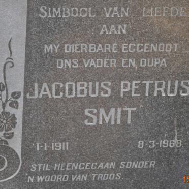 SMIT Jacobus Petrus 1911-1968