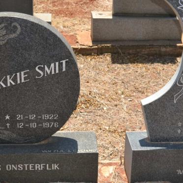 SMIT Sakkie 1922-1976 &amp; Sannie 1923-2010