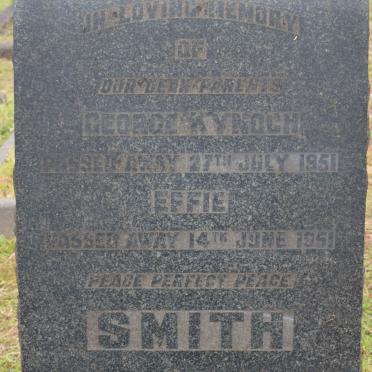 SMITH George Kynoch -1951 &amp; Effie -1951