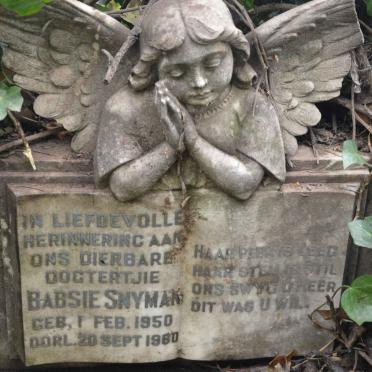 SNYMAN Babsie 1950-1960