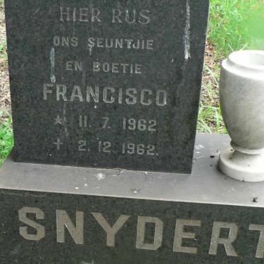 SNYDERT Francisco 1962-1962