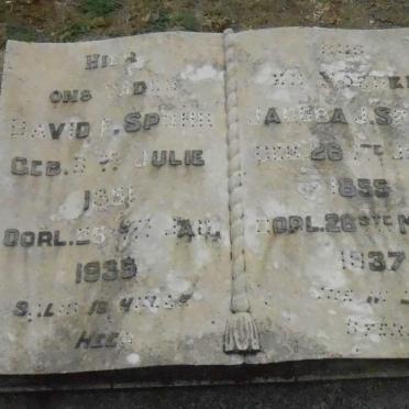SPOHR David 1851-1935 &amp; Jacoba J. 1855-1937