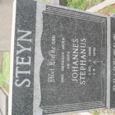 STEYN Johannes Stephanus 1886-1948