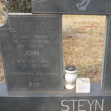 STEYN John 1932-2001