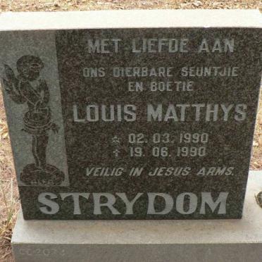 STRYDOM Louis Matthys 1990-1990