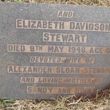 STEWART Alexander Sloan -1943 &amp; Elizabeth Davidson -1948 :: STEWART Alexander Sloan -1937