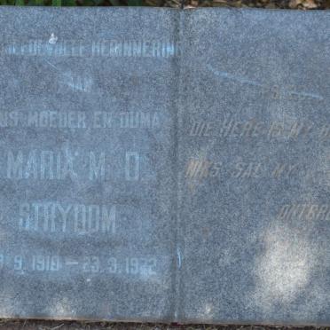 STRYDOM Maria M.D. 1918-1972