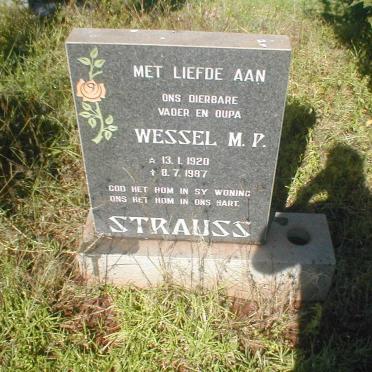 STRAUSS Wessel M.P. 1920-1987