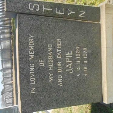 STEYN Japie 1934-1978